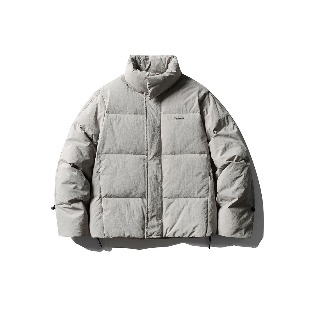 Herren Kurzer Boxy-Puffer mit wattiertem Kissenkragen und winddichter Außenhülle Nord Taschen