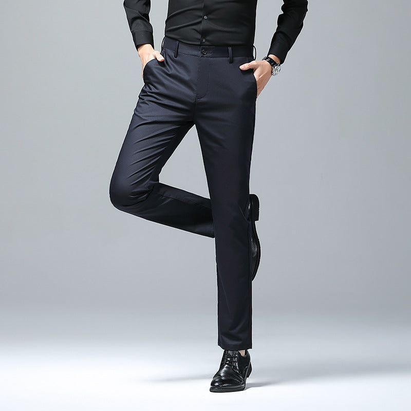 Herren Elegante Slim‑Fit Chino‑Hose mit Bügelfalte und Stretchkomfort Nord Taschen