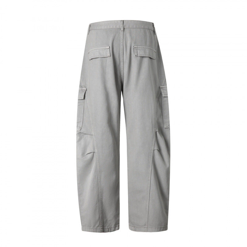 Herren Cargo-Hose im Utility-Stil mit Klappentaschen und geradem Bein Nord Taschen