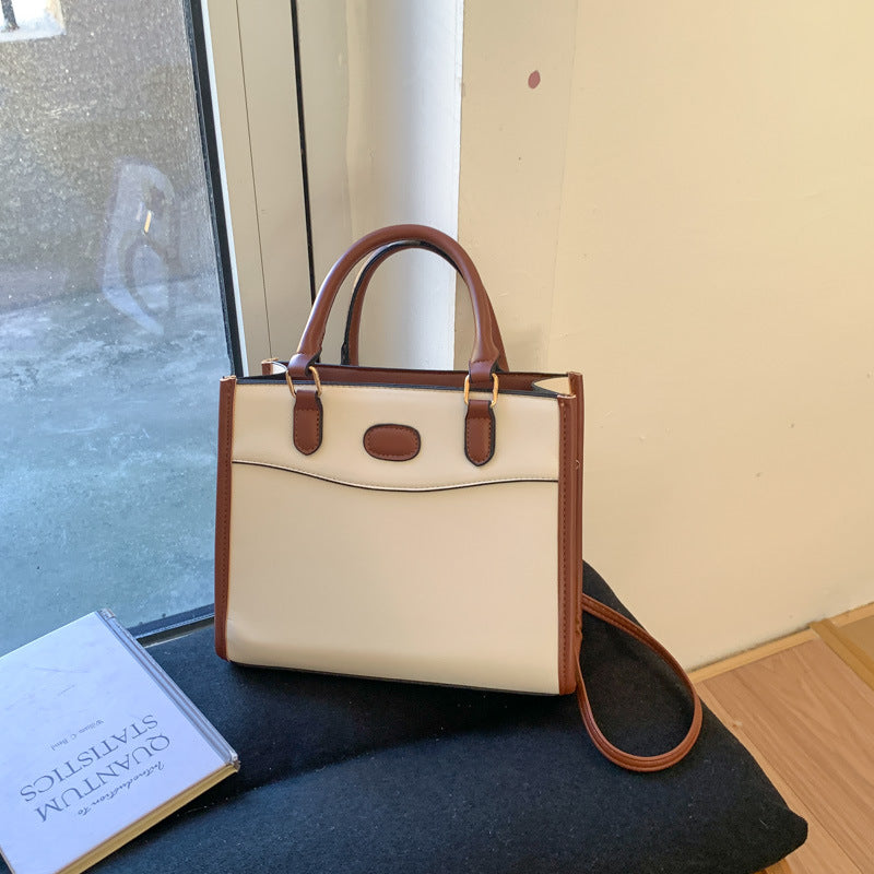 Damen elegante Ledertasche mit abnehmbarem Schulterriemen Nord Taschen