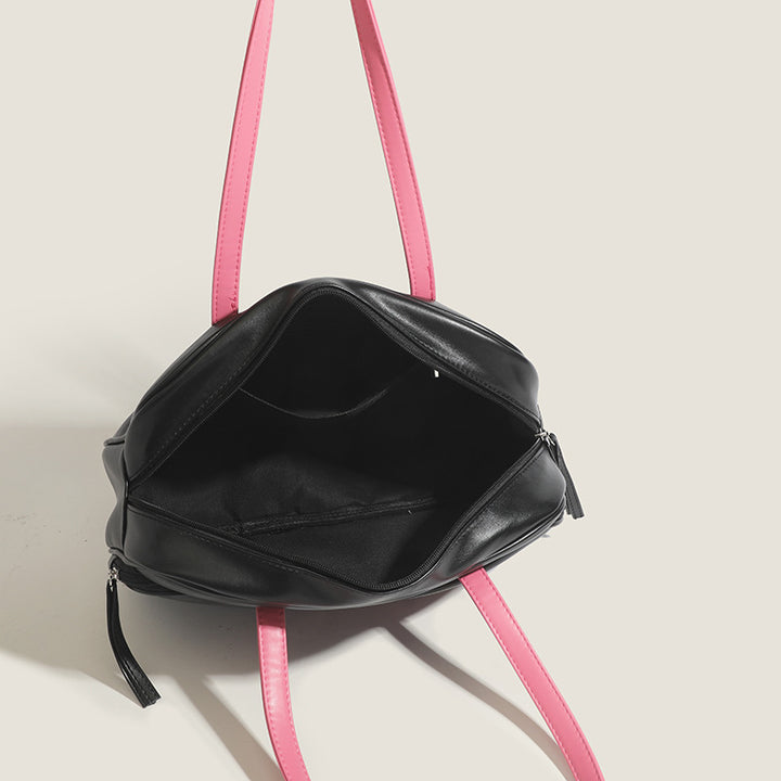 Damen Umhängetasche mit verspieltem Grafikdesign und hochwertigen Kunstledergriffen Nord Taschen