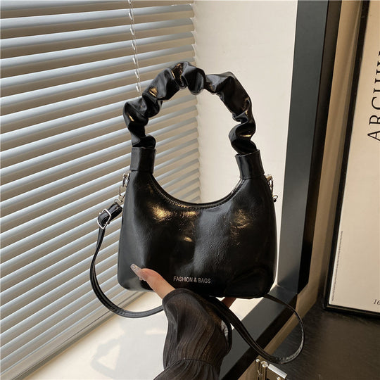 Damen modische Handtasche mit gerafftem Tragegriff Nord Taschen