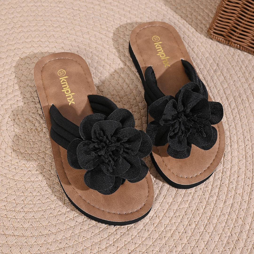 Damen Flip-Flop Sandalen mit dekorativem Schleifen-Design