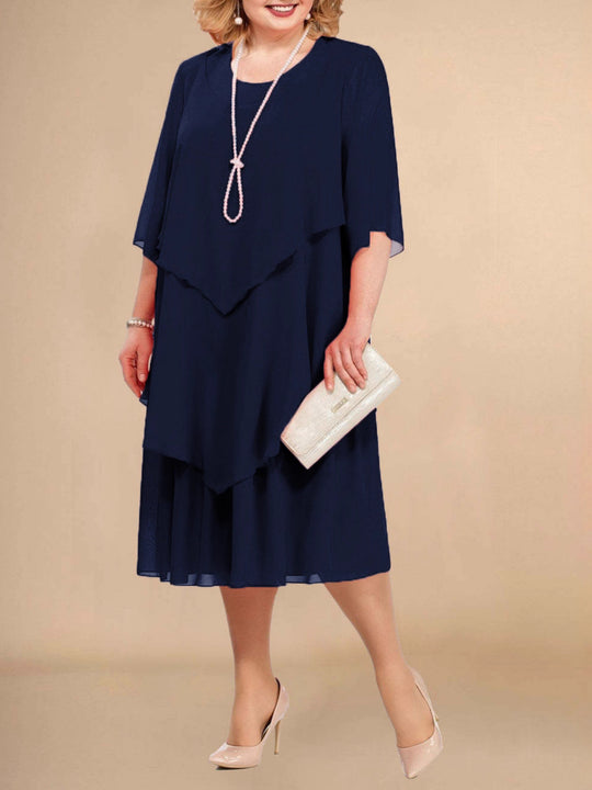 Elegantes Chiffonkleid für Damen