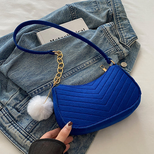 Damen Schultertasche mit elegantem geflochtenem Design Nord Taschen