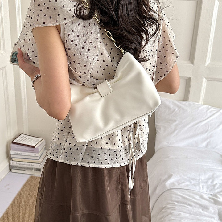 Damen elegante Clutch-Tasche mit edler Schleife Nord Taschen
