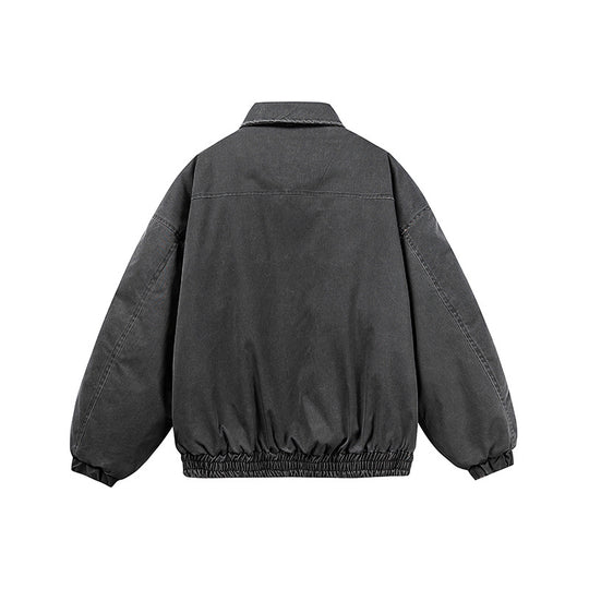 Unisex Oversize-Bomberjacke im Canvas-Look mit Reißverschluss, elastischem Saum und D-Ring-Details Nord Taschen