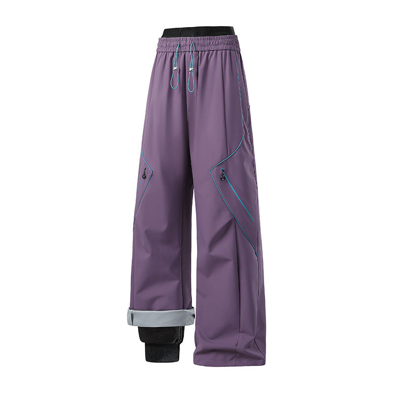 Damen Weite Tech-Cargo-Hose Nord Taschen