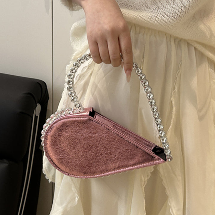 Damen Handtasche mit glitzerndem Kettenriemen Nord Taschen
