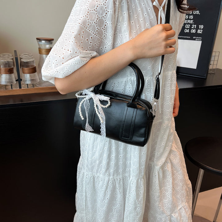 Damen modische Handtasche mit romantischem Spitzenverzierungsdetail Nord Taschen