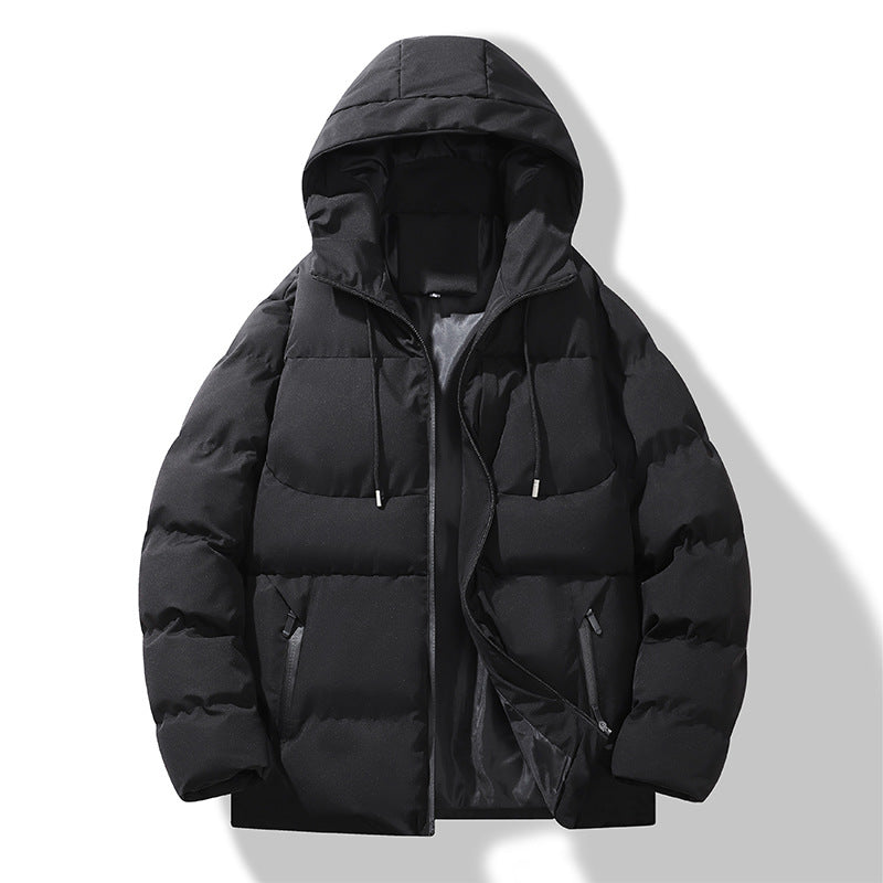 Herren Gepolsterte Steppkapuzenjacke mit Thermofüllung und winddichter Außenhaut Nord Taschen