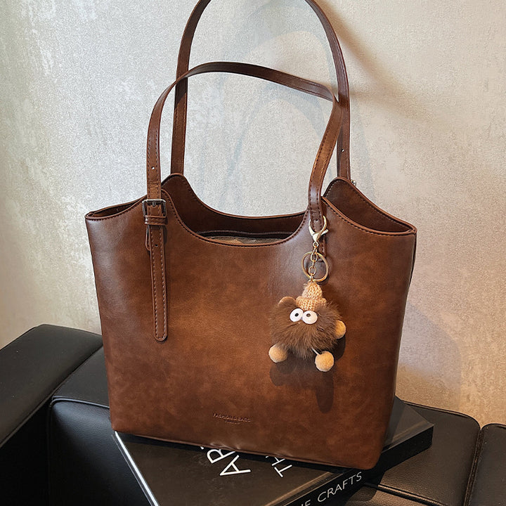 Damen Tote-Tasche mit bequemen Trageriemen und eleganter Oberfläche Nord Taschen