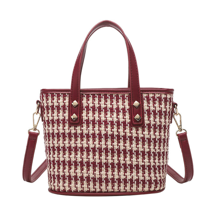 Damen Tote-Tasche mit elegantem Gewebe und stilvollen Akzenten Nord Taschen