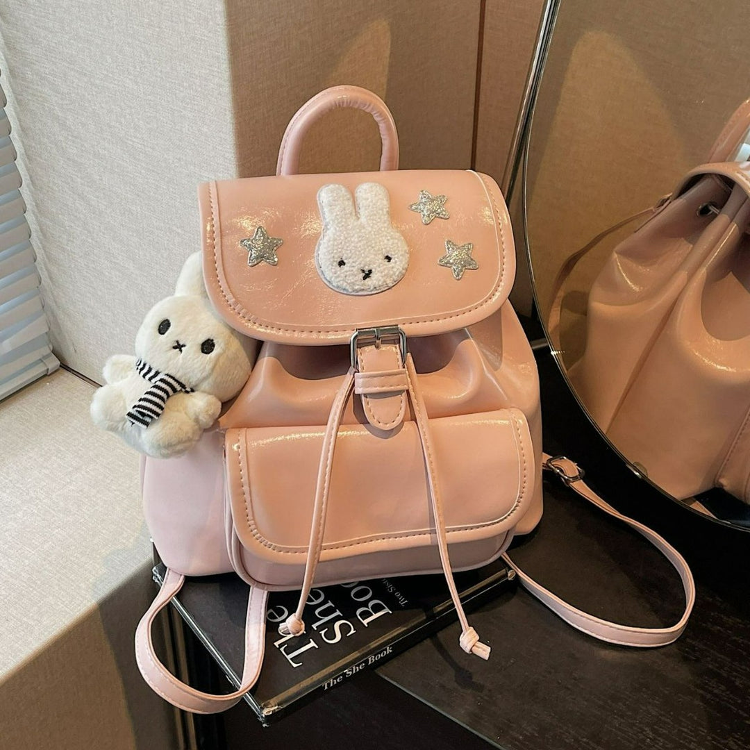 Damen Rucksacktasche mit niedlichen Tierapplikationen Nord Taschen