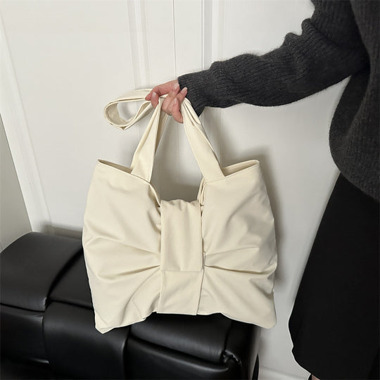 Damen modische Tragetasche mit verzierter Schleifenoptik Nord Taschen