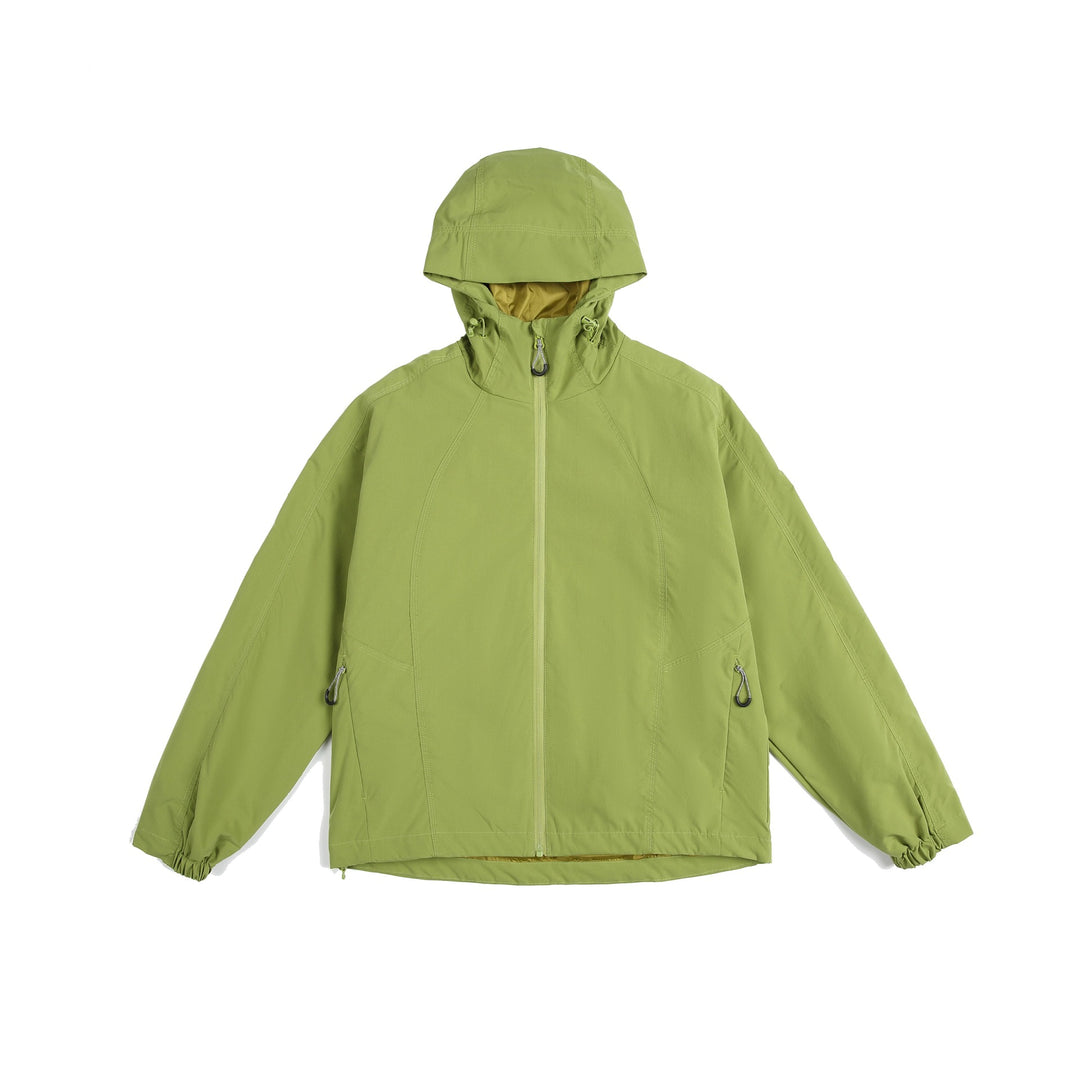 Damen leichte Windjacke mit Kapuze, verstellbarem Saum und wasserabweisender Funktion Nord Taschen