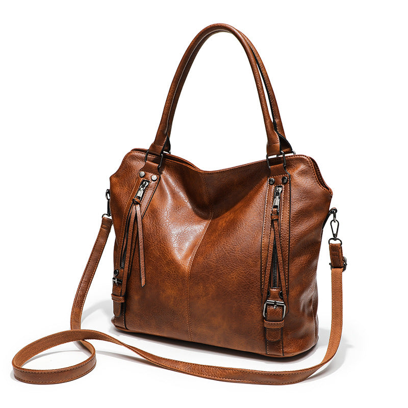 Damen Schultertasche mit elegantem Lock-Beutel-Design und vielseitigen Trageoptionen Nord Taschen