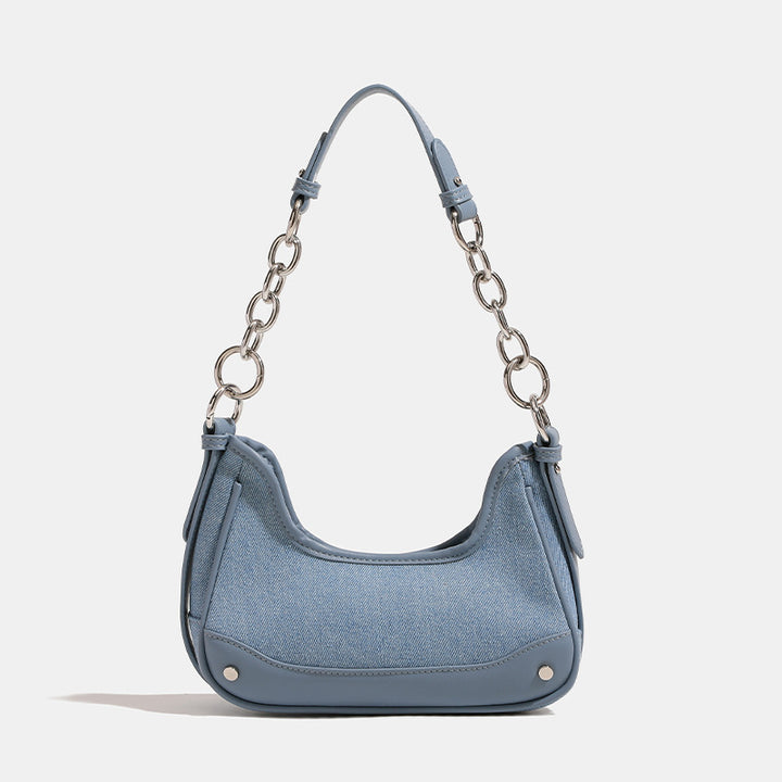 Damen Hobo-Tasche mit modernem Kettenhenkel und strukturiertem Design Nord Taschen
