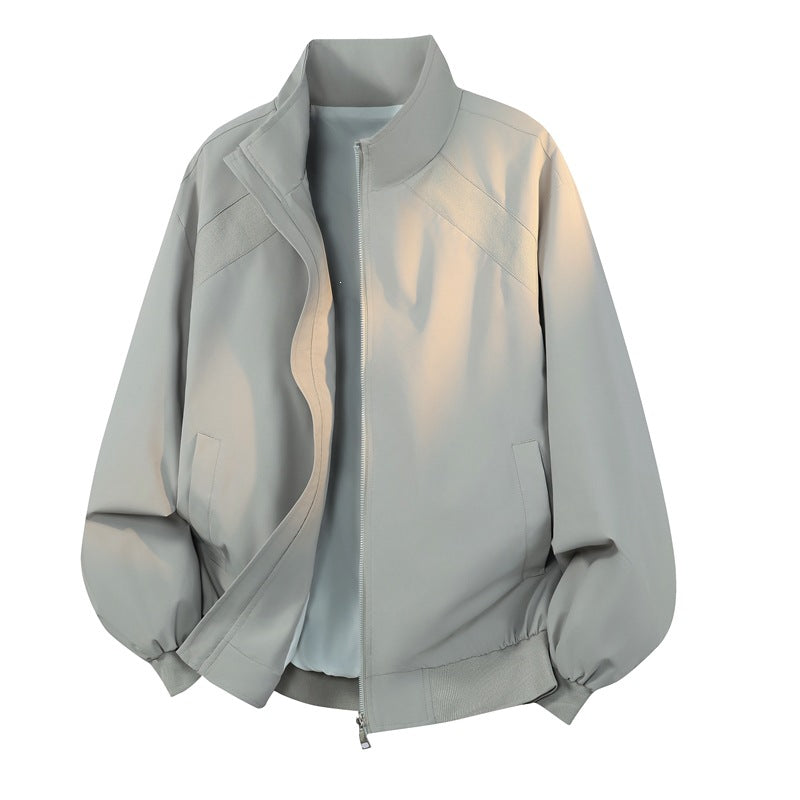 Damen Blouson‑Jacke im Oversize‑Schnitt mit Ballonärmeln, Stehkragen & elastischem Bund Nord Taschen