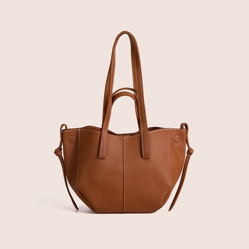 Damen Henkeltasche mit elegantem Faltendesign und praktischen Tragegriffen Nord Taschen