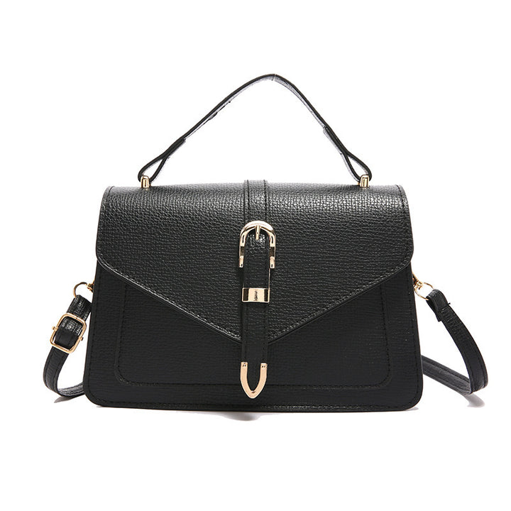 Damen hochwertige Lederhandtasche mit elegantem Verschluss Nord Taschen