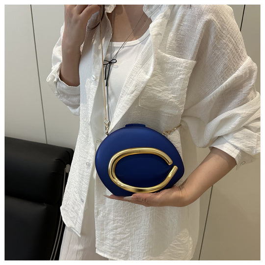 Damen Clutch Tasche mit elegantem Goldakzent Nord Taschen