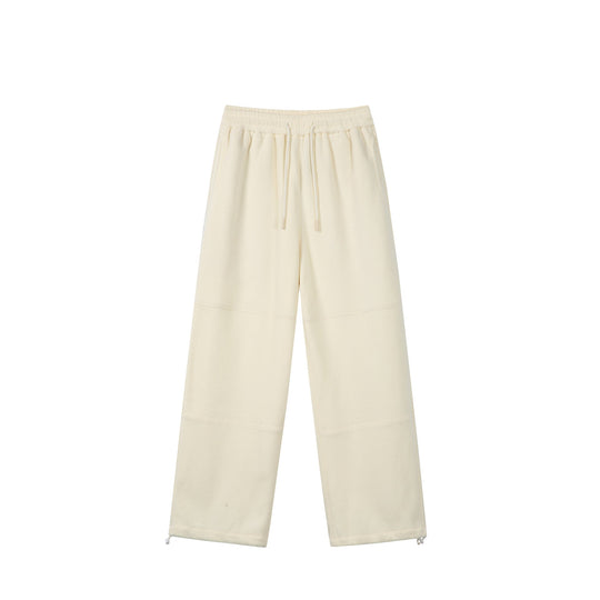 Damen Weite Fleece-Jogginghose mit Tunnelzugbund, Eingrifftaschen und verstellbarem Saum Nord Taschen