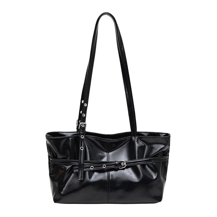 Damen elegante Handtasche mit glänzender Oberfläche Nord Taschen