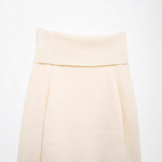 Damen Schulterfreier Oversize-Feinstrickpullover mit breitem Umschlagkragen Nord Taschen