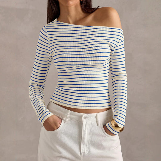 Damen Langarm Shirt Nord Taschen