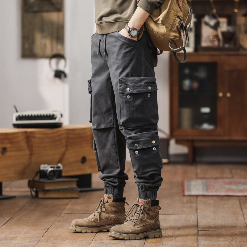 Herren Cargohose mit multifunktionalen Pattentaschen und elastischem Saum Nord Taschen