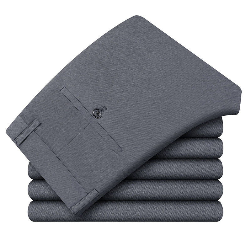 Herren Elegante Businesshose mit Stretch, Bügelfalte und Leistentasche Nord Taschen