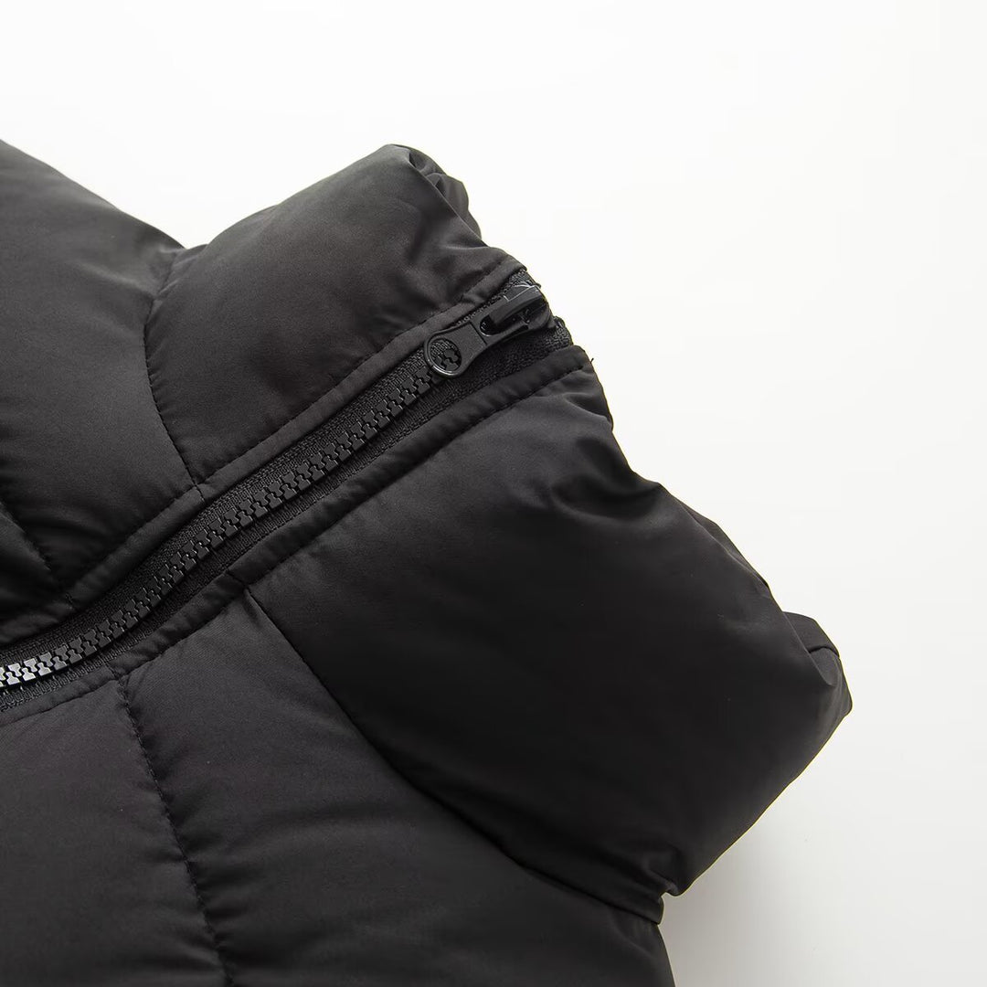 Damen kurze gesteppte Steppjacke mit taillierter Korsettschnitt‑Silhouette und hohem Stehkragen Nord Taschen