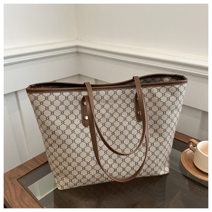 Damen elegante Tote-Tasche mit geometrischem Muster Nord Taschen