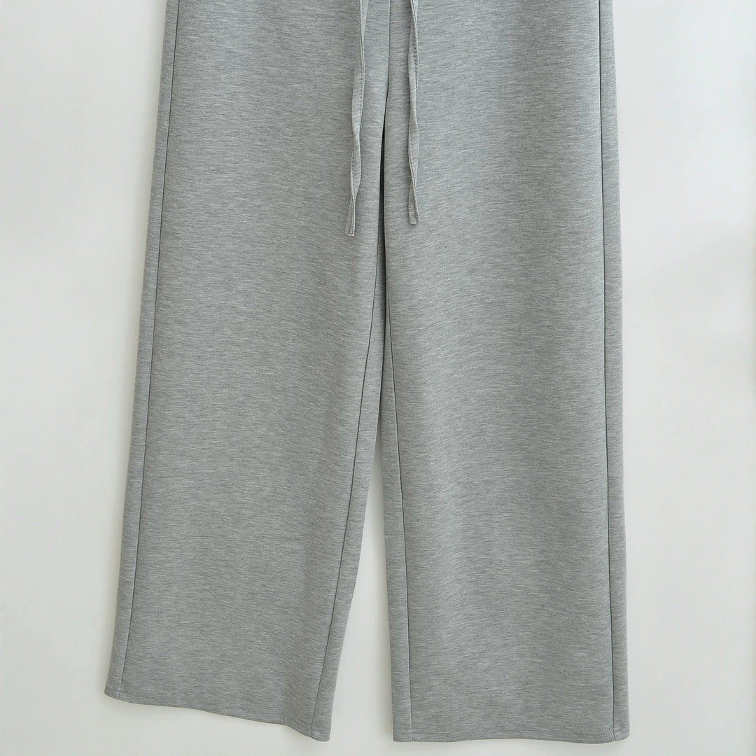 Damen Culotte-Loungehose mit hohem Komfortbund und Tunnelzug Nord Taschen