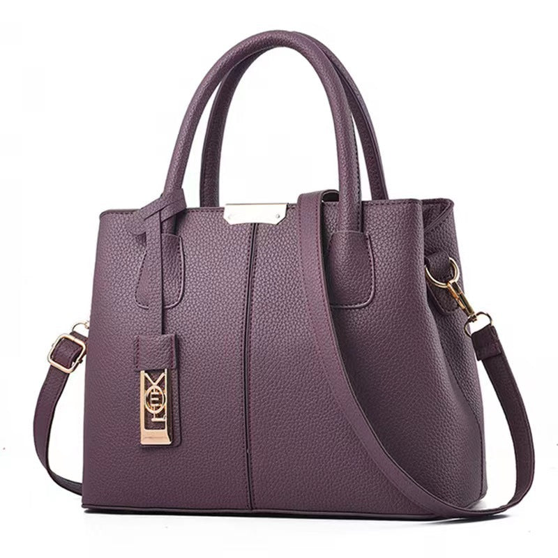 Damen moderne Handtasche mit strukturiertem Design und abnehmbarem Schultergurt Nord Taschen