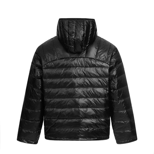Herren Kurz geschnittener wattierter Halb-Zip Puffer mit Stehkapuze und ultraleichter Isolierung Nord Taschen