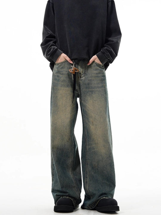 Damen Weitgeschnittene Jeans mit lässigem Schnitt Nord Taschen