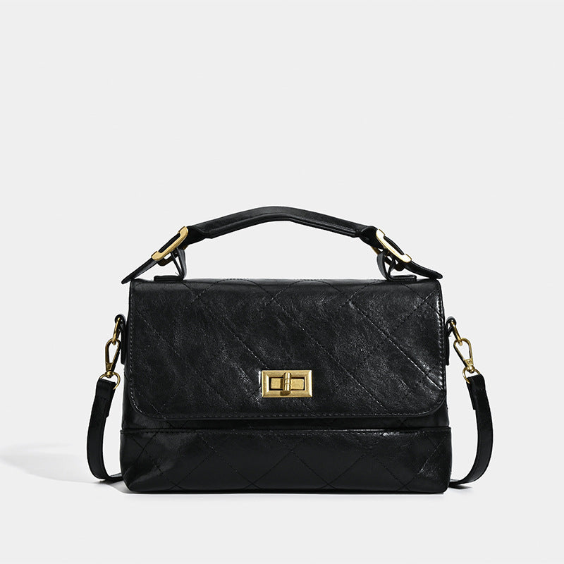 Damen Handtasche mit eleganter Steppverarbeitung und praktischem Schulterriemen Nord Taschen