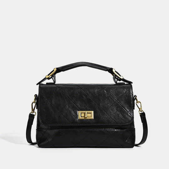 Damen Handtasche mit eleganter Steppverarbeitung und praktischem Schulterriemen Nord Taschen
