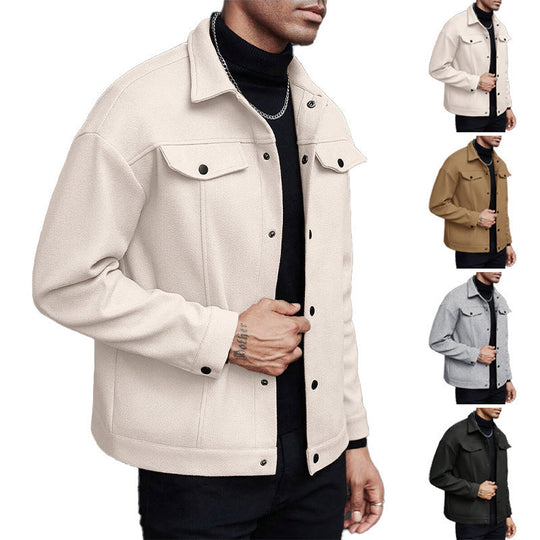 Herren moderne Freizeitjacke im lässigen Schnitt