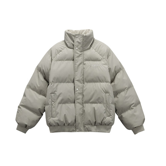 Damen Oversize gesteppte Steppjacke mit hohem Stehkragen und Rippbündchen Nord Taschen