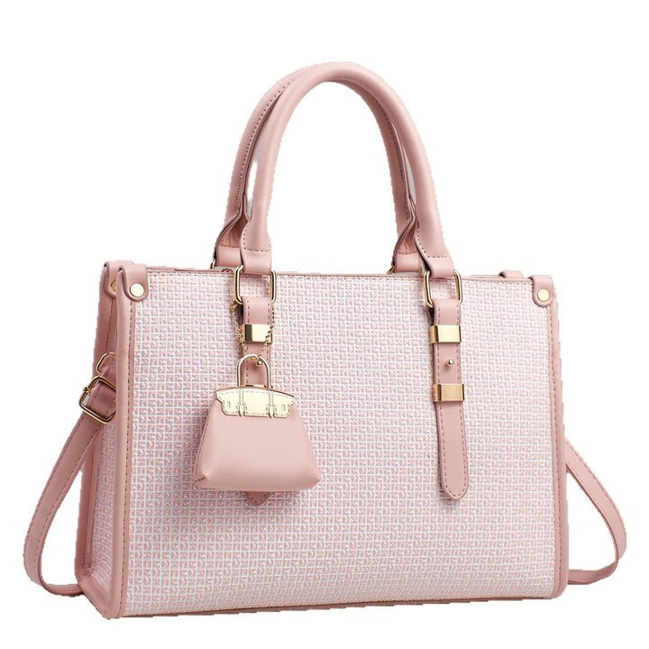 Damen strukturierte Handtasche mit abnehmbarer Mini-Tasche Nord Taschen