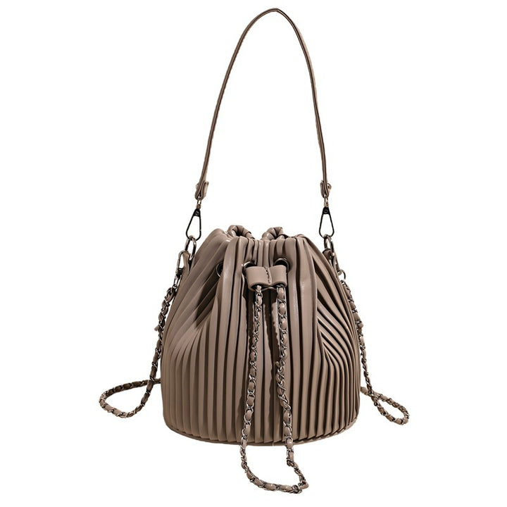 Damen Hobo-Tasche mit strukturiertem Falten-Design Nord Taschen