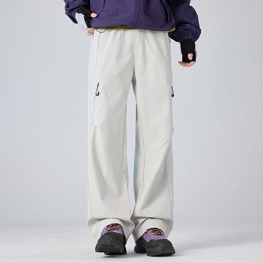 Herren Weite technische Cargo-Hose mit Utility-Taschen und elastischem Bund Nord Taschen