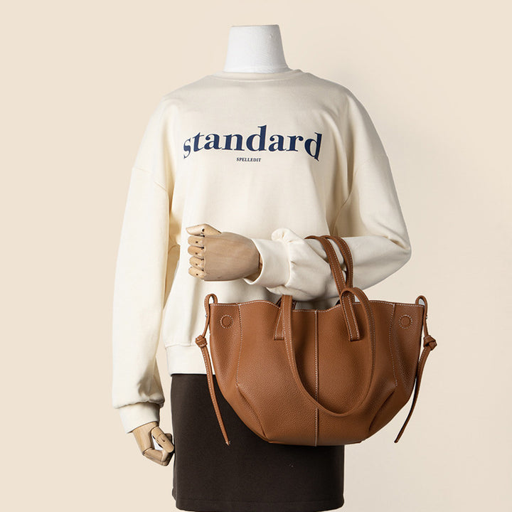 Damen Henkeltasche mit praktischem Innenfächersystem und modernen Akzenten Nord Taschen