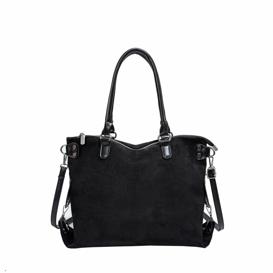 Damen elegante Hobo-Tasche aus luxuriösem Wildleder mit verstellbarem Schulterriemen Nord Taschen
