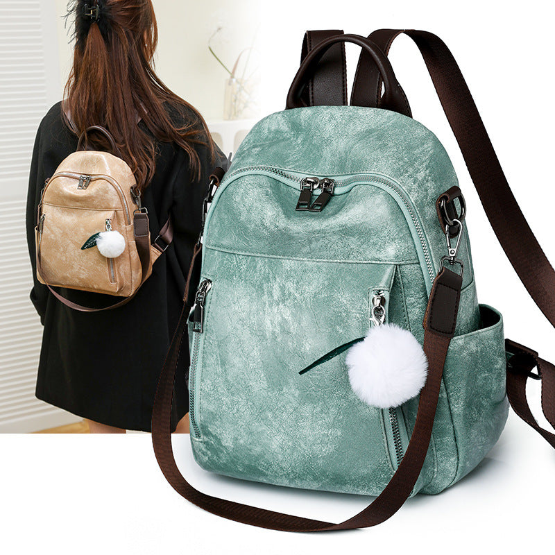 Damen modischer Rucksack mit eleganter Struktur und praktischen Reißverschlusstaschen Nord Taschen