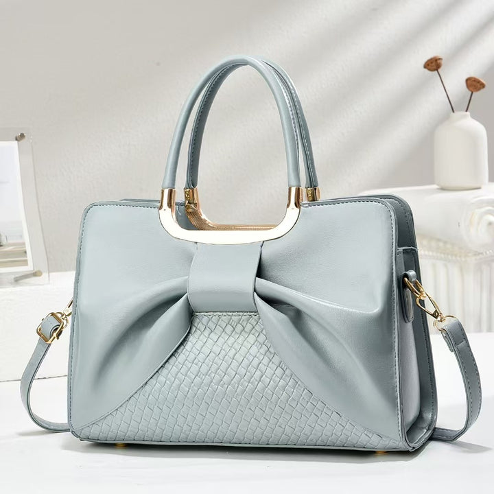 Damen elegante Handtasche mit Schleifenakzent Nord Taschen