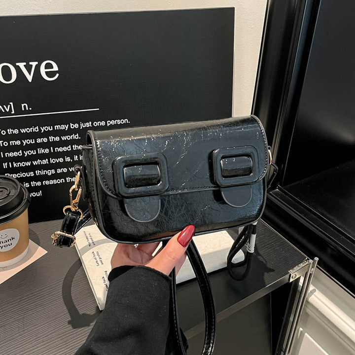 Damen Umhängetasche mit kreativem Verschluss Nord Taschen